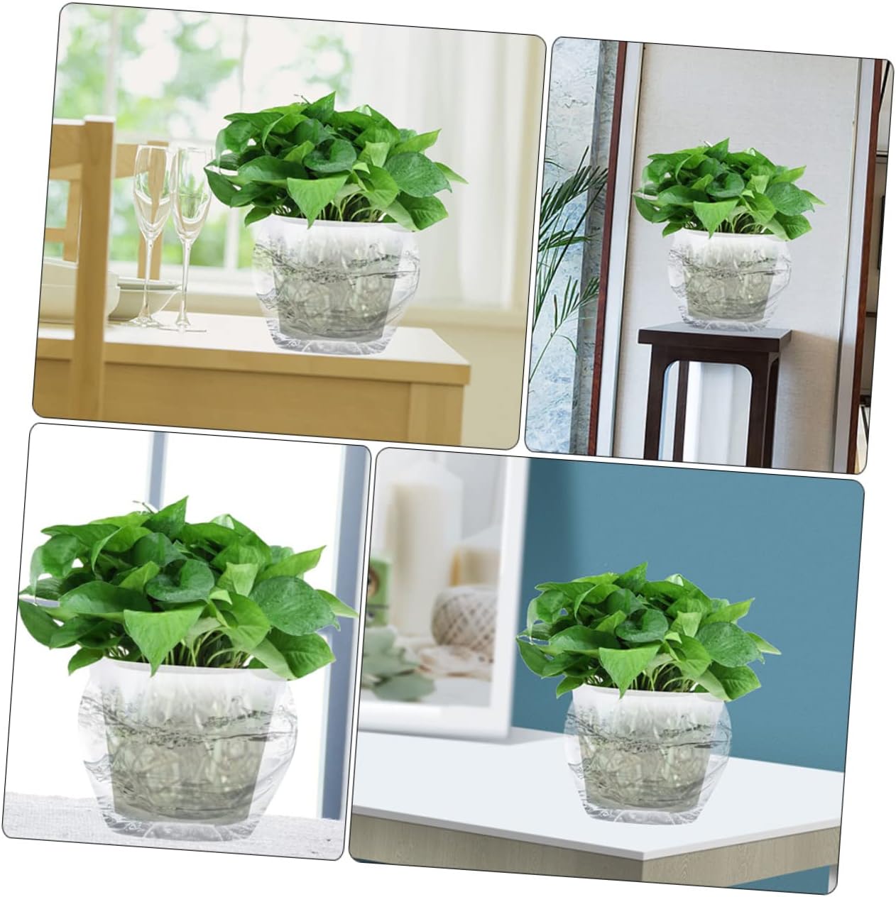 12pcs Nursery Planters Root Control Flower Pots Drainage Holes for Gardening Decor Plant Pot