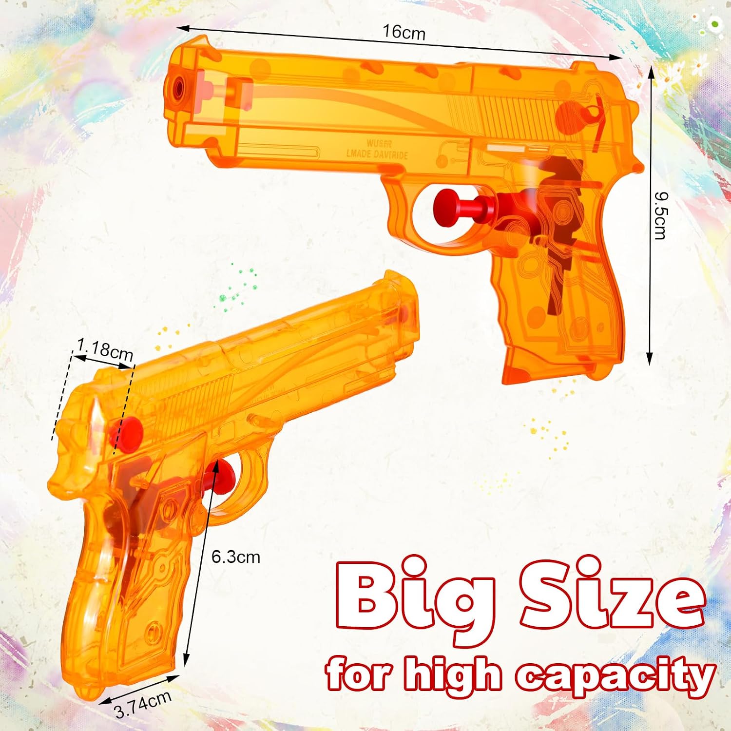 Geelin 2 Pack Squirt Spray for Cats Dogs Training Squirt Gun for Cats Deterrent Water Spray Pistols for Dogs Pets Training