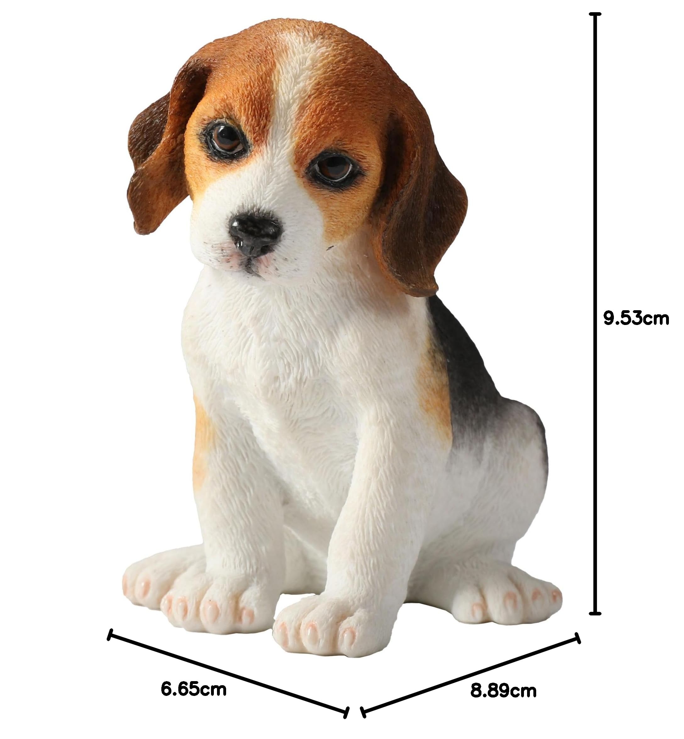 Amazon.co.jp: Veronese Design 3 1/2インチ ビーグル 子犬 座る頭 左