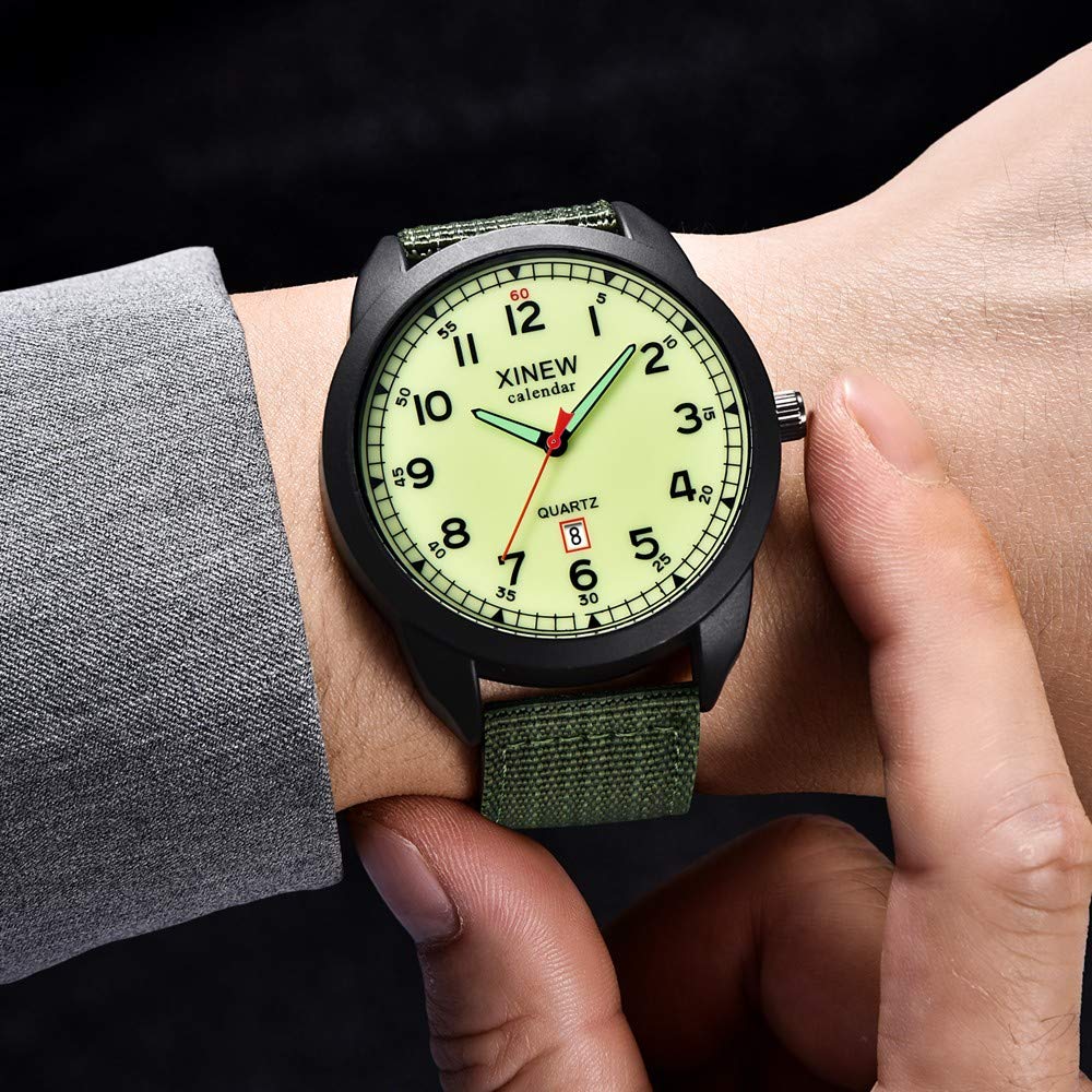 GenericQuartz Nylon Quartz Men's Wrist Waterproof Analog Watch Date Watches Men's Watch Watch Jewelry for Father Valentine's Day Easter