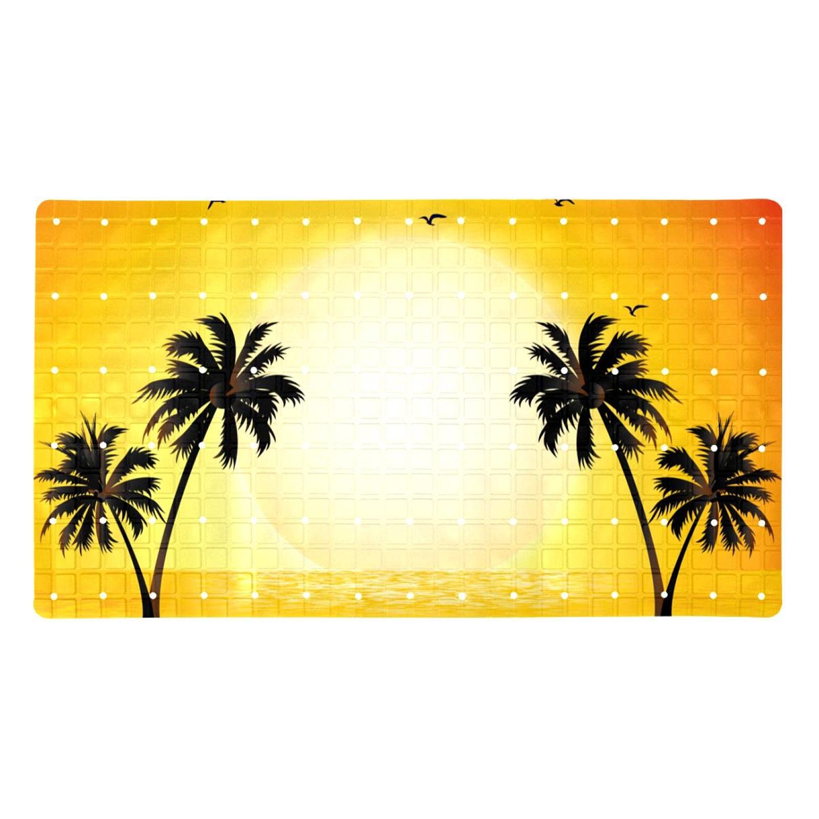 Alfombrilla para ducha Tropical Palm ideal para el baño seguro de niños