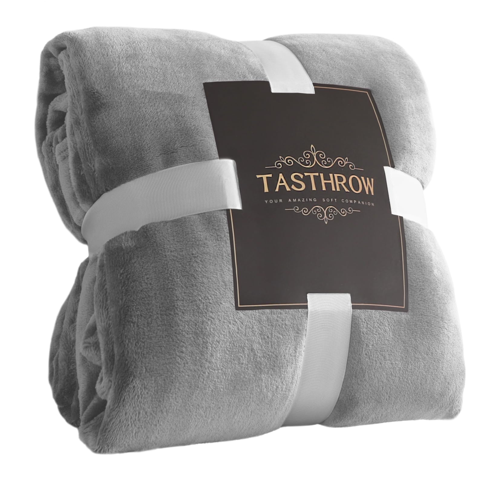 Couverture polaire en flanelle TASTHROW légère pour vos soirées cocooning sur le canapé