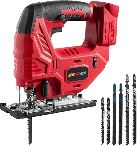 Sierra de calar inalámbrica para batería Milwaukee M18, 7 velocidades variables hasta 3200 RPM, luz LED, cortes con bisel de 45, 3 movimientos