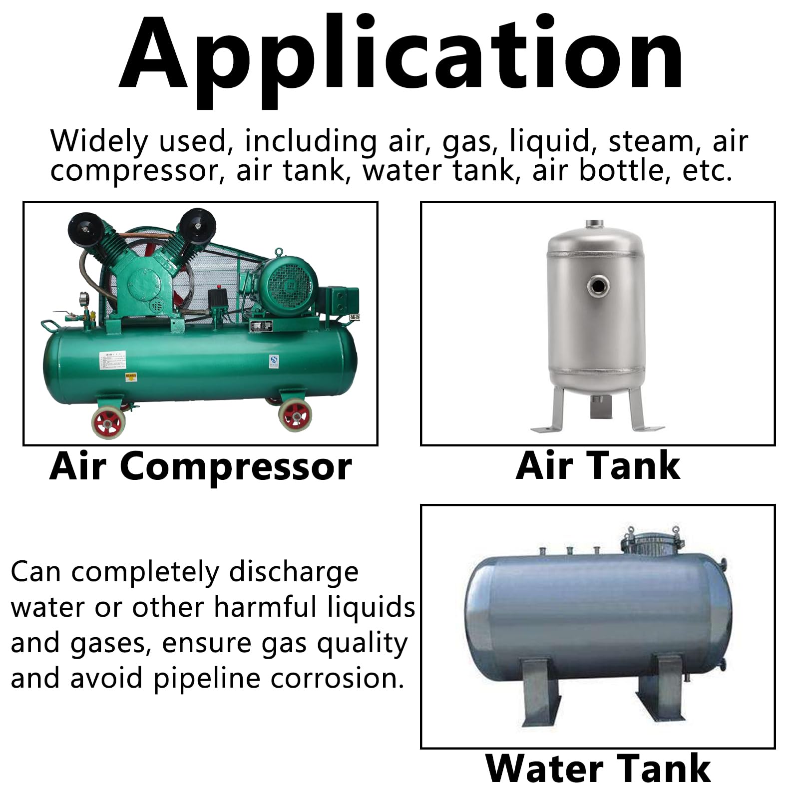 Brass Air Compressor Drain Valve - Reliable & Durable -7