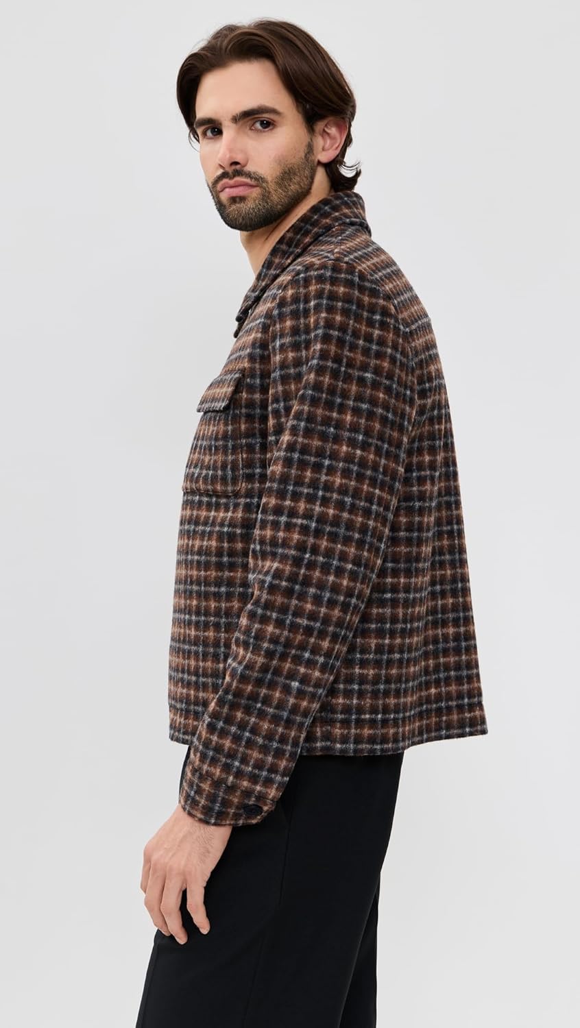 Wax London Men's Check Osier Zip Jacket - Image 5