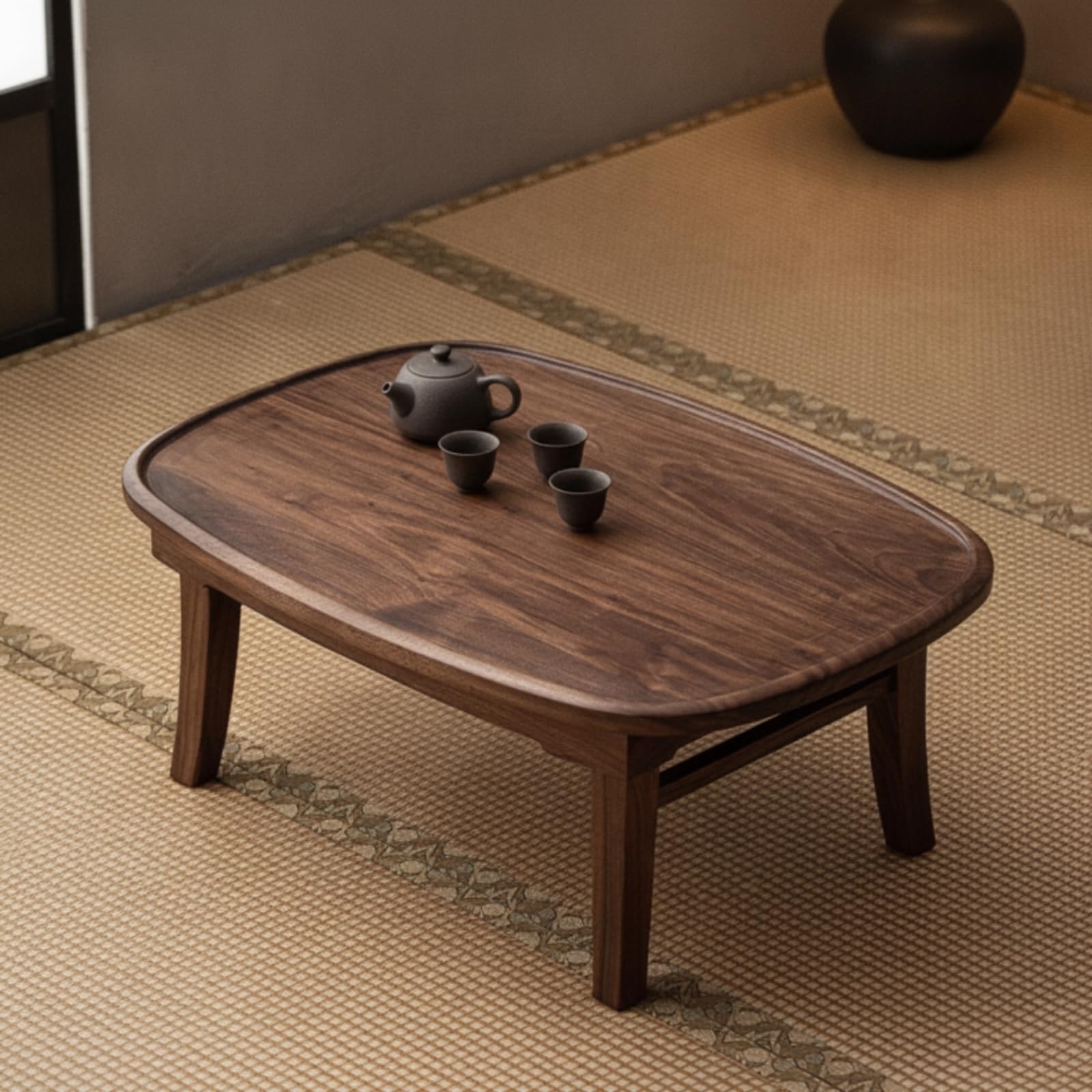 Mesa Té Plegable Ahorra Espacio Mesa Plegable Versátil Mueble para Lectores, Style to 3
