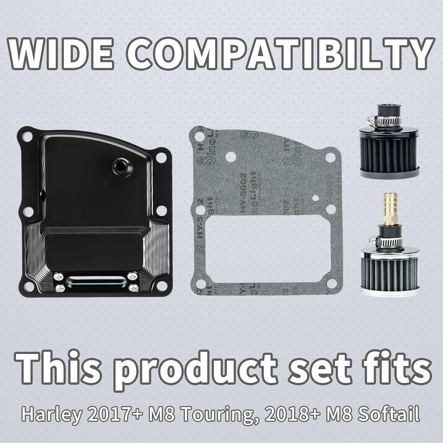 Vented Transmission Top Cover for Harley 2017-2026 M8 Touring, Softial Models