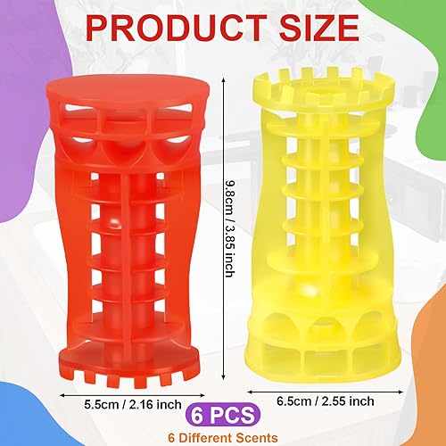 Miniatura 2 de Paquete de 6 repuestos para ambientador, recarga de fragancia seca surtida, aceites naturales de tecnología, dura 30 días, fragancia potente