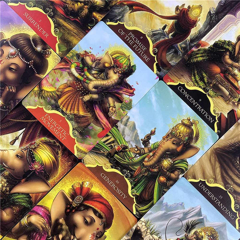 ガネーシャオラクルカード ＋ピンクガネーシャのお香5個 洋書 恋愛