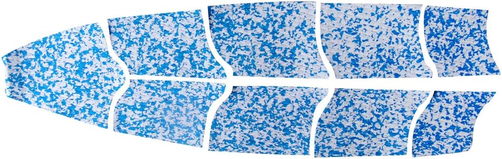1 Set/12 Pcs Surfboard Traction Pad Self Adhesive EVA Surfboard Longboard Full Deck Traction Pad+Dog Paddleboard Traction Pad Grip Mat