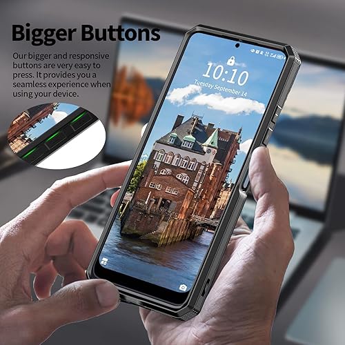 Miniatura 5 de Rossy Funda para teléfono Motorola Moto G Stylus 5G 2023 con patrón de torre Eiffel de París rosa para mujeres y hombres, híbrida de doble capa,