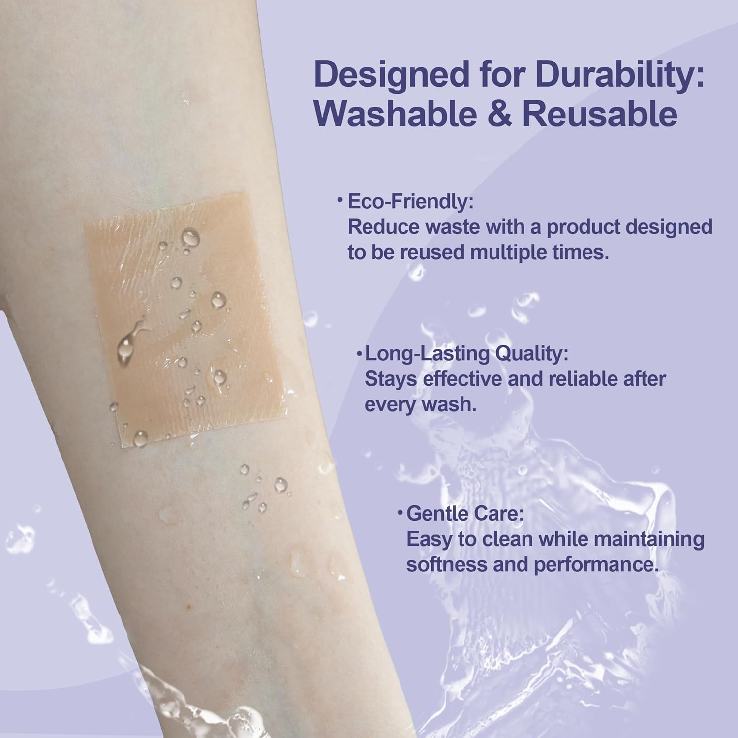 Silicone Scar Removal Tape (1.6" x 120" Roll - 3M), Medical Grade Silicone Scar Removal Sheets, Hypoallergenic for New and Old Scars – Surgery, Burns, Acne, Keloids, Stretch Marks, C-Section - Image 5