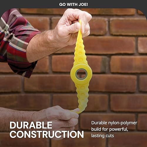 Miniatura 6 de SunJoe SB601RB-3PK hoja afilada, paquete de 3, amarillo