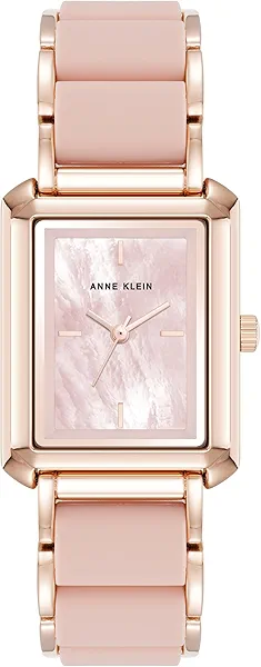 Anne Klein Women's Silicone Bracelet Watch