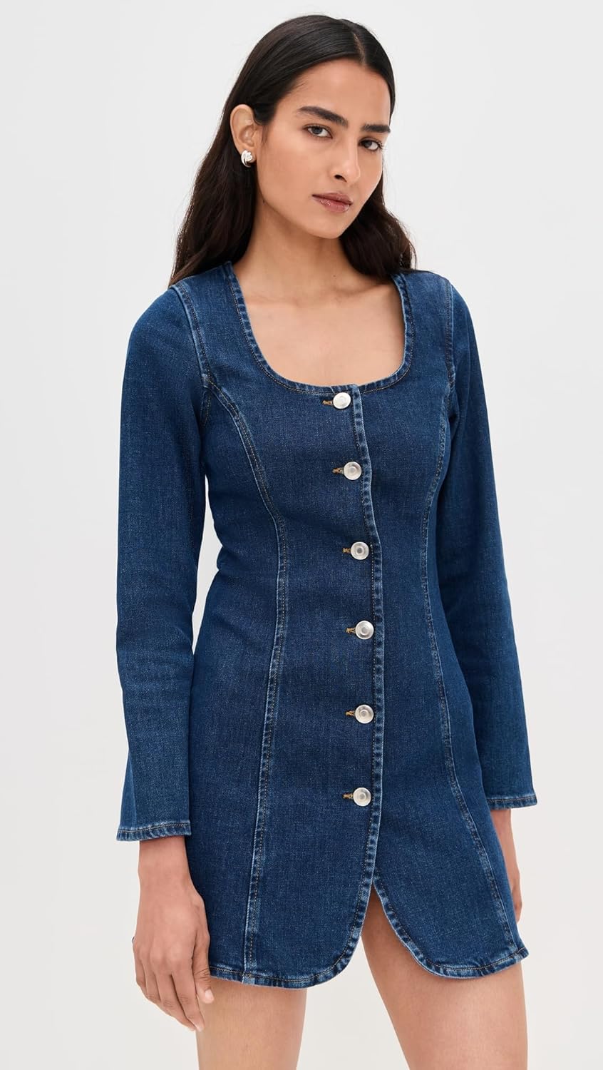 Pax Denim Mini Dress - Image 2