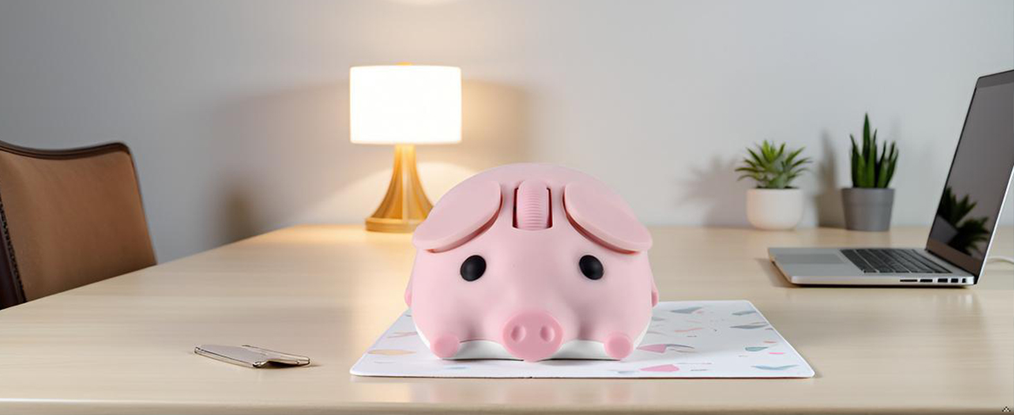 ☺︎kiss kiss mouse☺︎です Amazon.com: Cute Pig Design Wireless Mouse - Dual Mode Bluetooth