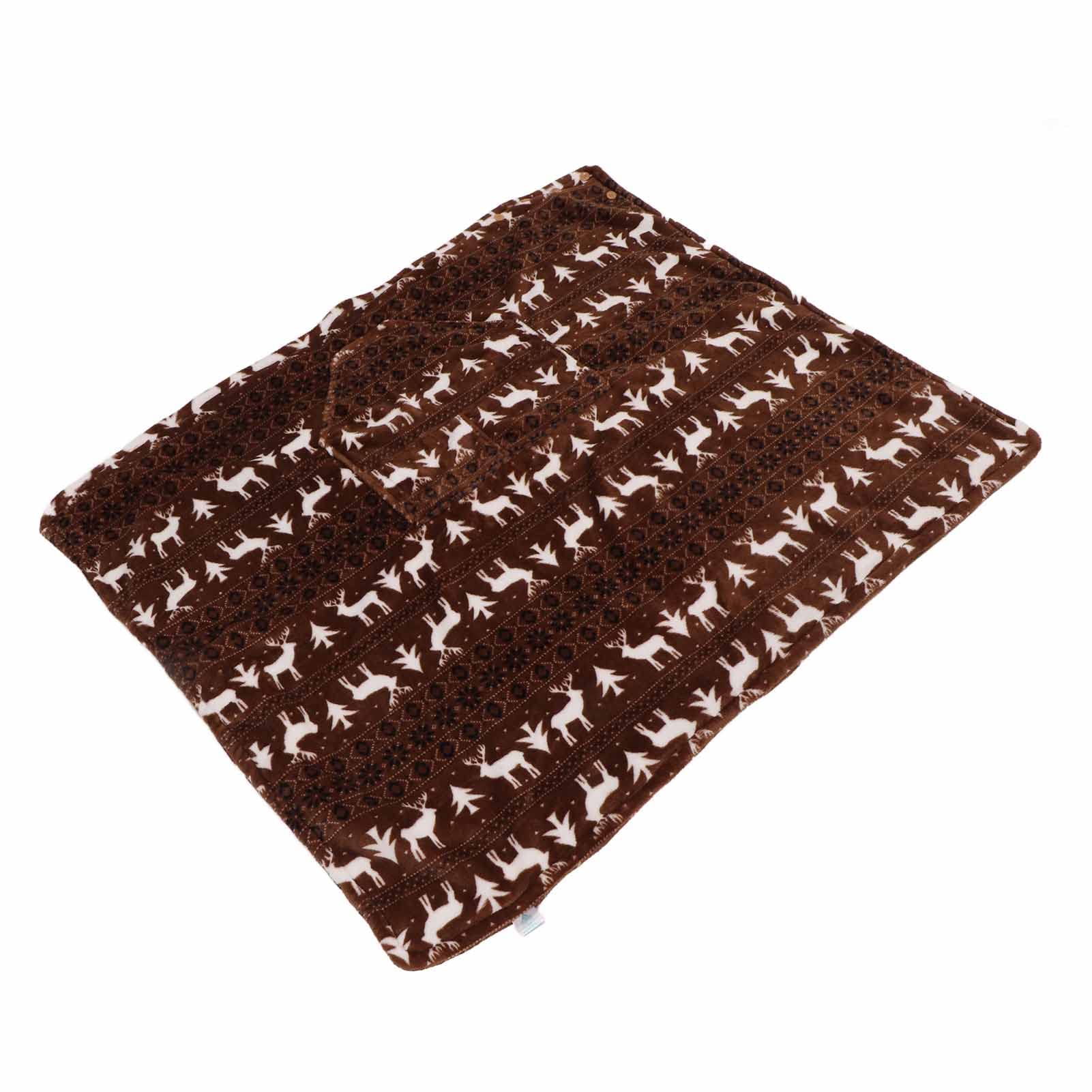 Rollstuhldecke aus weichem Fleece mit schönen Mustern – kuschelige Bein und KnieWärmedecke für Rollstuhlfahrer, ideal für kalte Tage und klimatisierte Räume