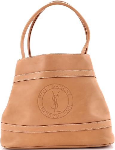 Saint Laurent, Pre-Loved Rive Gauche Tote Bag Leather Large, Brown