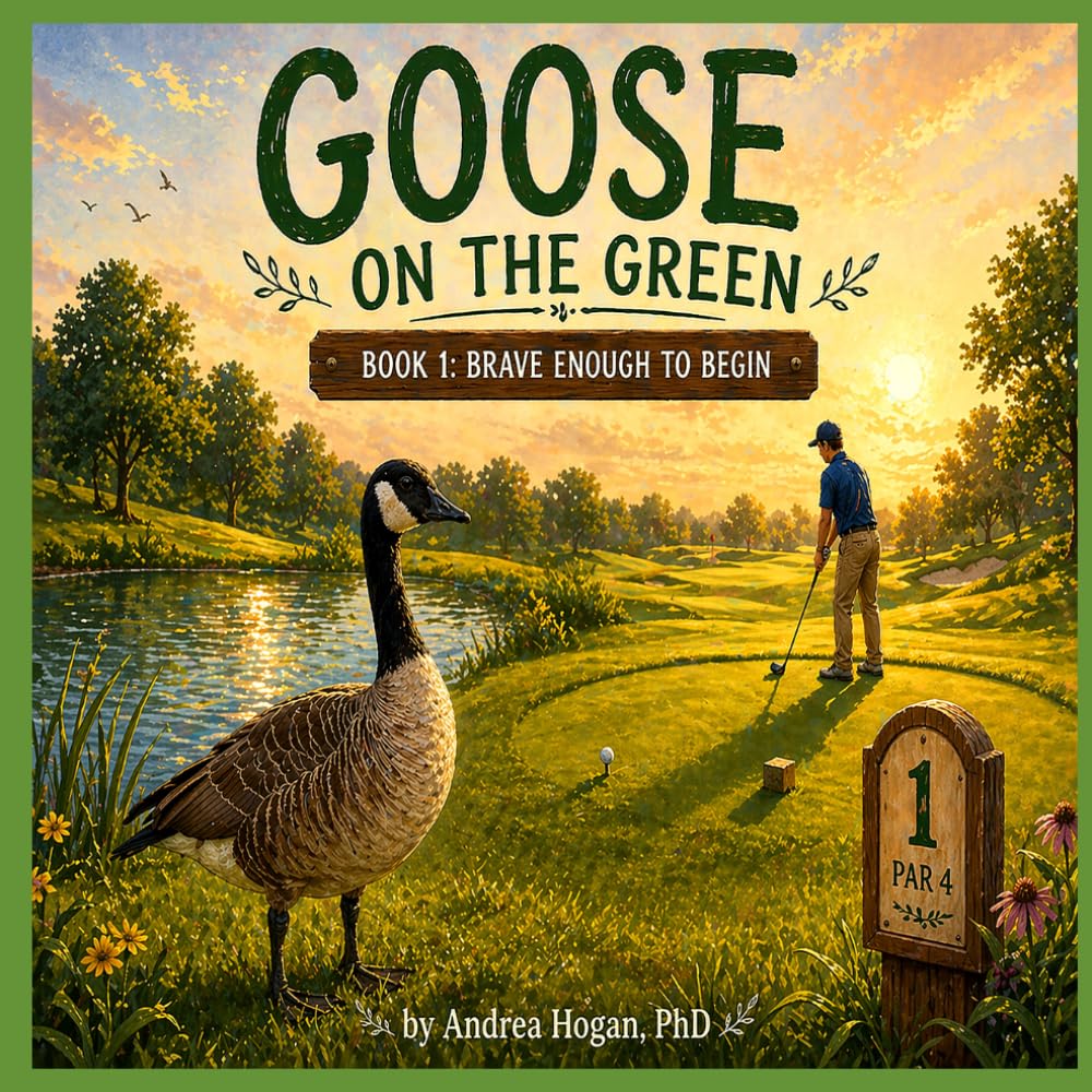 Goose on the Green: Brave Enough to Begin: A book about golf and psychology for kids