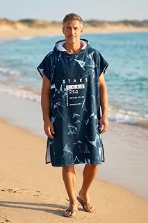 HAMUR Sörf Yazlık Panço Kapşonlu Plaj Havlusu Surf