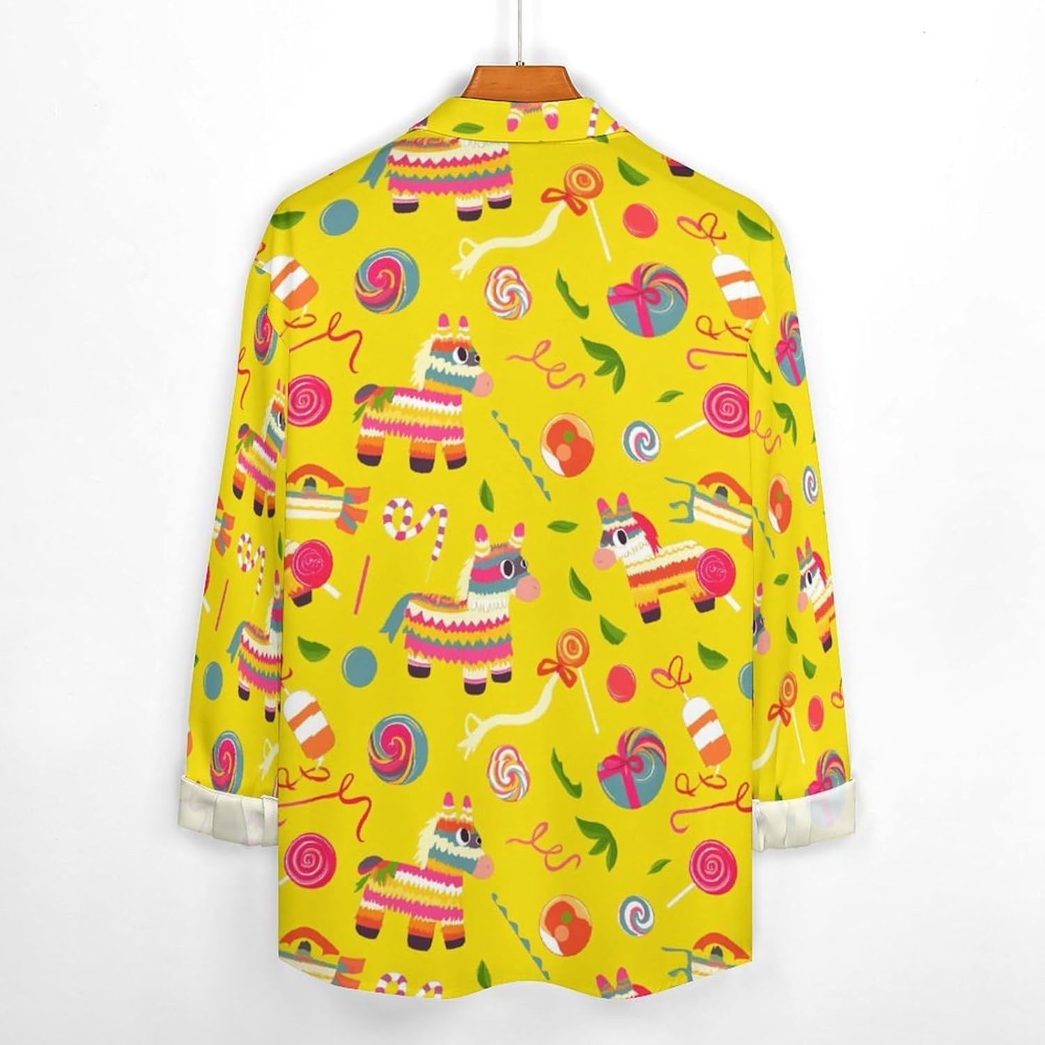 Men's Shirt Casual Wrinkle Free Long Sleeve Button Down Shirts Pocket Summer Fall Shirt Jacket
