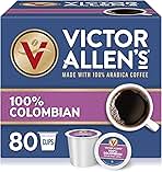100% Colombian, Medium Roast, 80 Count, Single Serve Coffee Pods for Keurig K-Cup Brewers