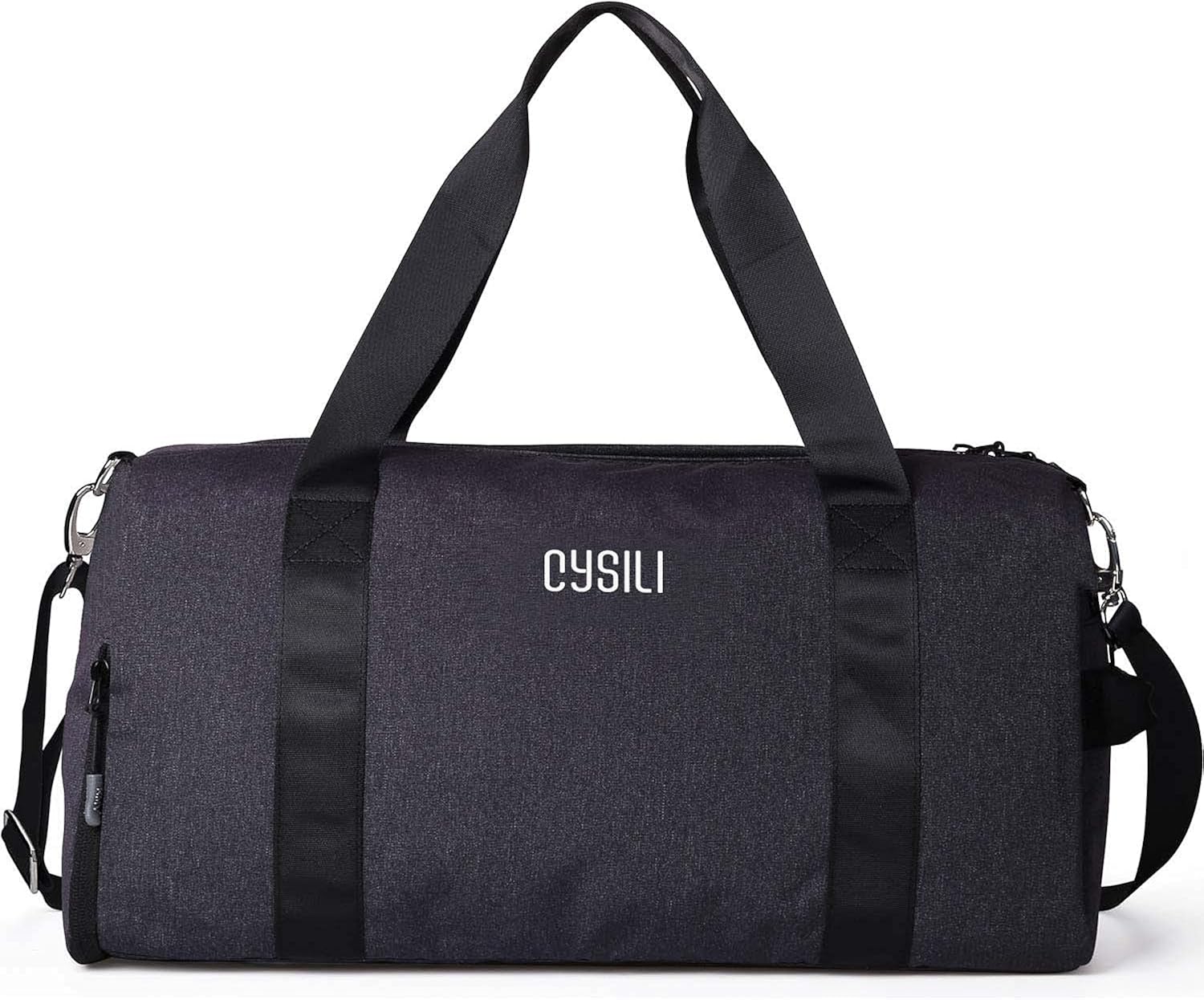 Sports Gym Bag with Shoes Compartment & Wet Pocket, Travel Duffel Bag for Men and Women