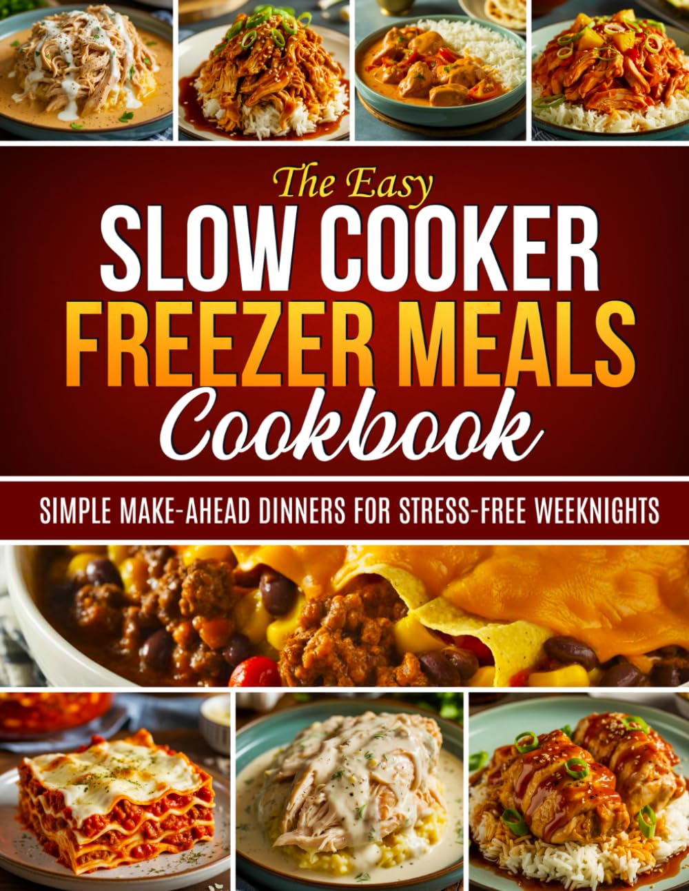 The Easy Slow Cooker Freezer Meals Cookbook: Simple Make-Ahead Dinners for Stress-Free Weeknights