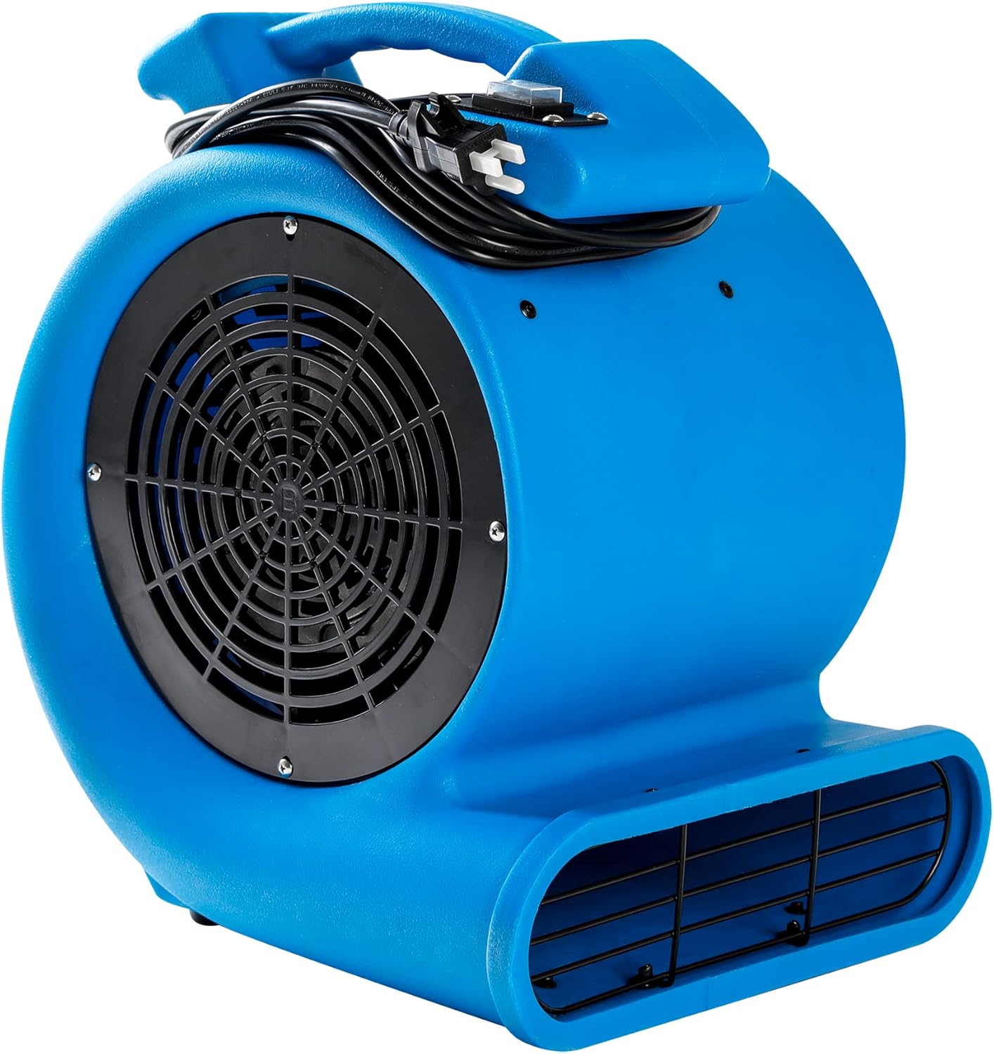Mounto 1/2hp Air Mover Floor Drying Blower Fan - Powerful 1/2HP Motor Carpet Dryer, 2200 CFM Air Flow, Lightweight Design, 2-Speed Settings for Drying, Cooling & Circulation