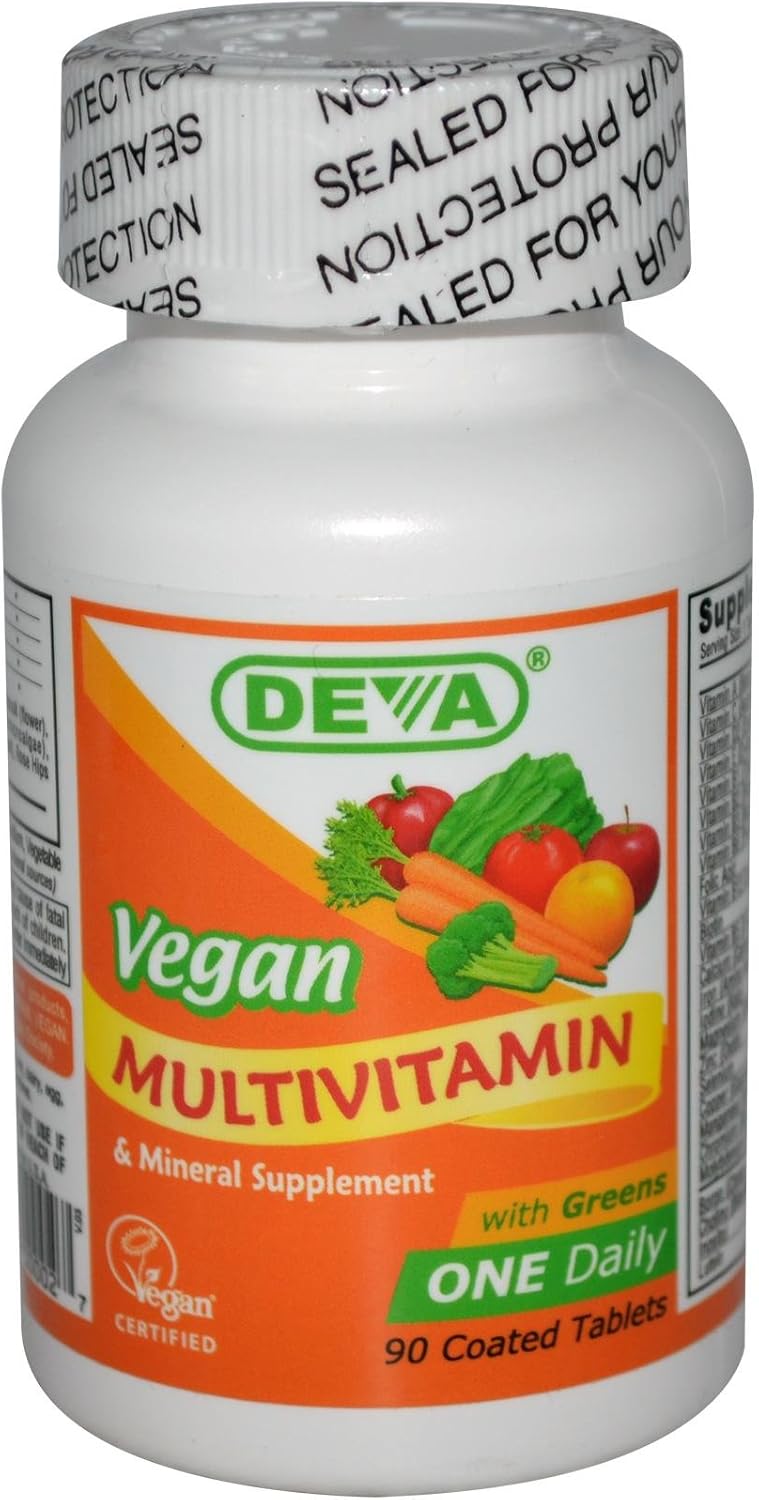 Vegan Multivitamin & Mineral Supplement with Greens, One