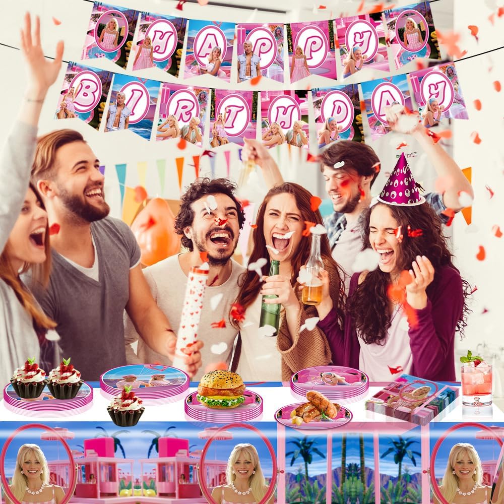COLOUR MAGIC Todas Las Decoraciones De Cumpleaños Iridiscentes Con Guirnalda De Estrellas Colgantes Pancarta De Feliz Cumpleanos Cortinas Con