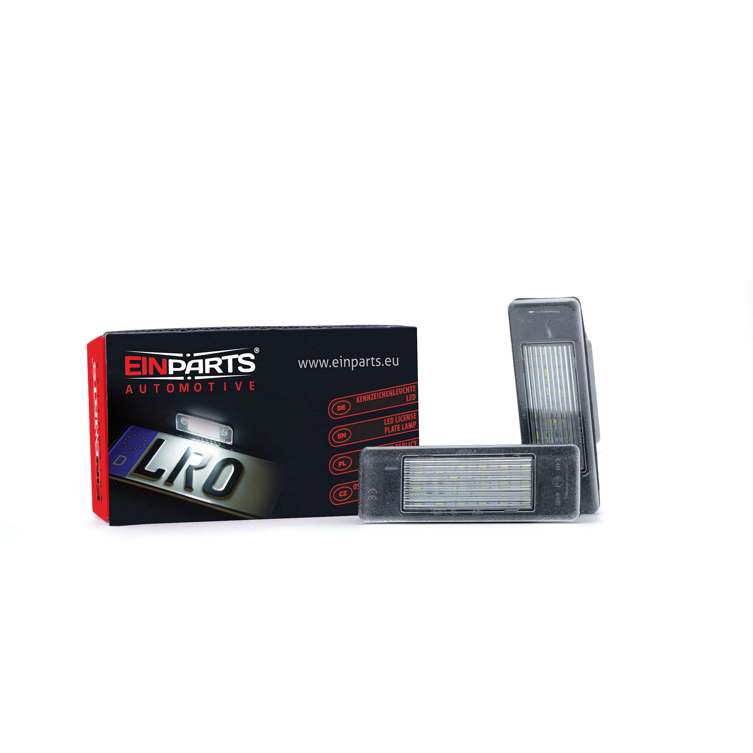 EinParts ep34 LED iluminación de placas para viajes nocturnos seguros 7