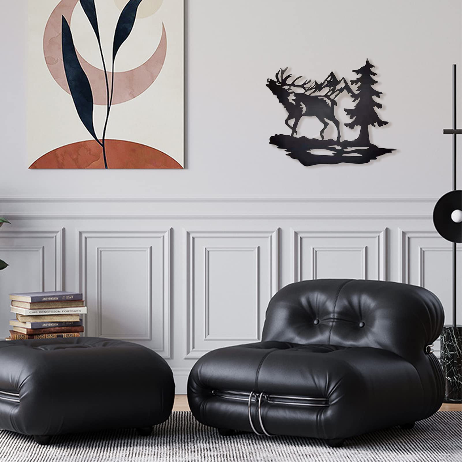 YiYa Ensemble De 4 Pièces Décoration Murale En Métal Décoration Murale