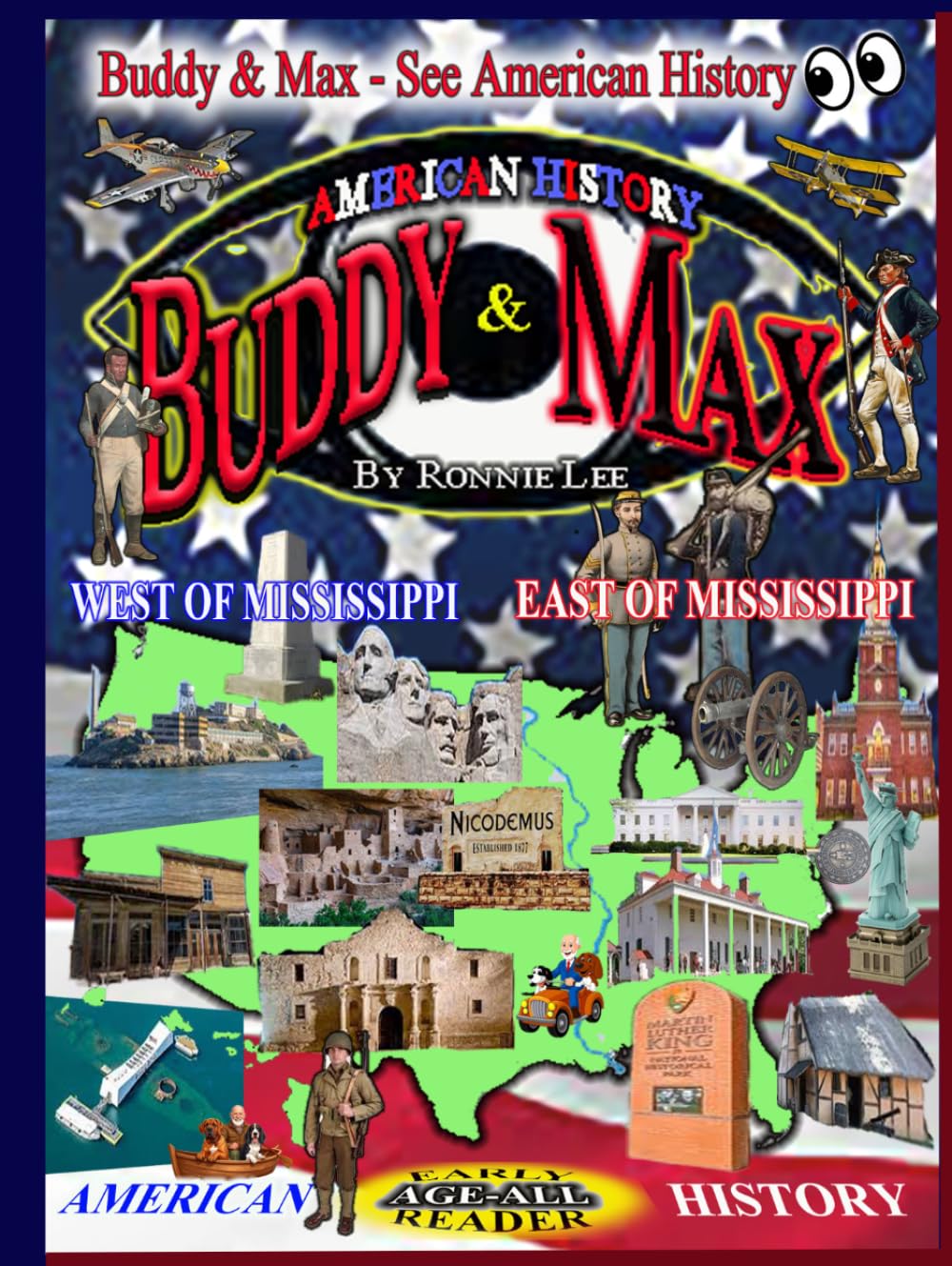 Buddy & Max See American History livre éducatif histoire des USA