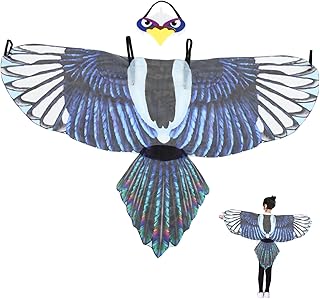 Abaodam 1 Conjunto Asas De Águia Roupas Fantasias Para Adultos Vestido Infantil Fingir Jogo Fantasias De Águia Halloween Águia Pássaro Asa De Águia Para Crianças Fotografia Adereço Festa