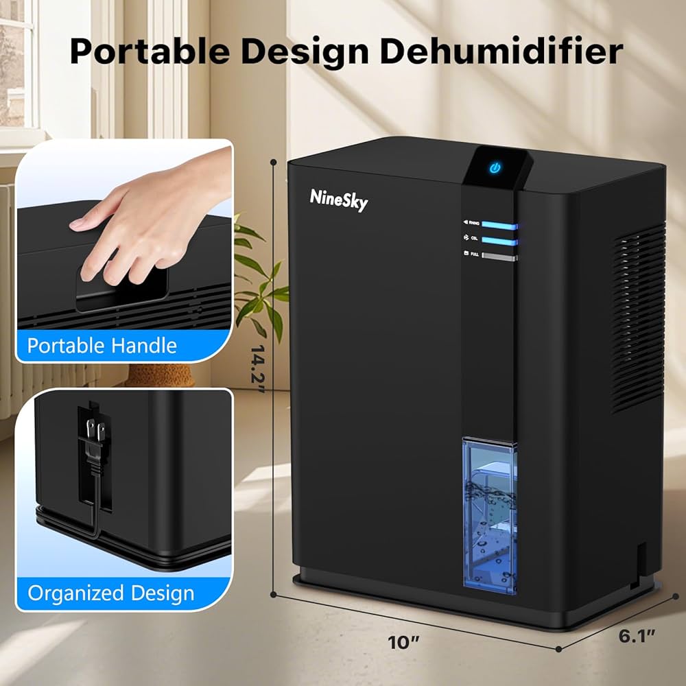 Amazon.com - NineSky Dehumidifier for home, 98 OZ