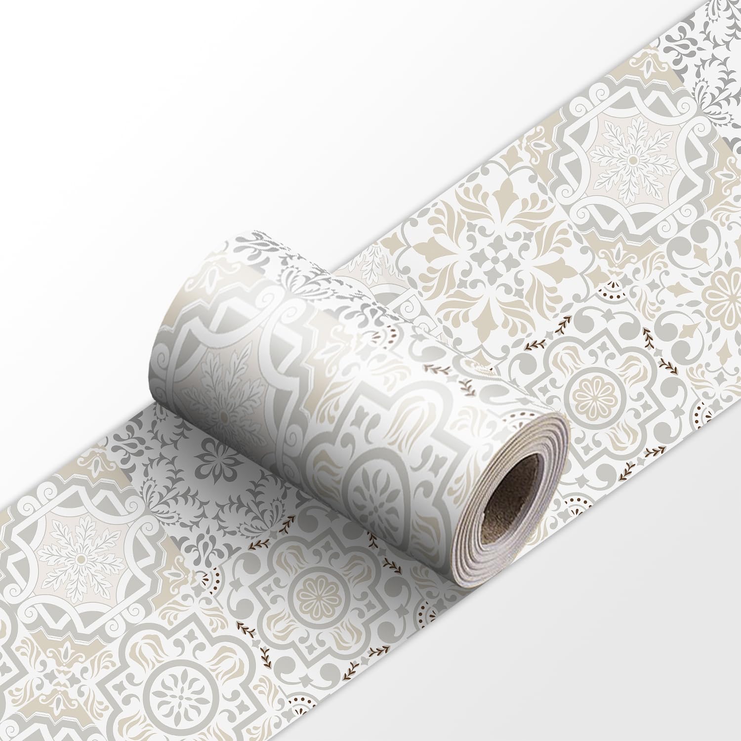 Dostear 2.4 Meters Wallpaper Borders Roll Self Adhesive for Walls Trim Ceiling Border YX143 15cm X 240cm