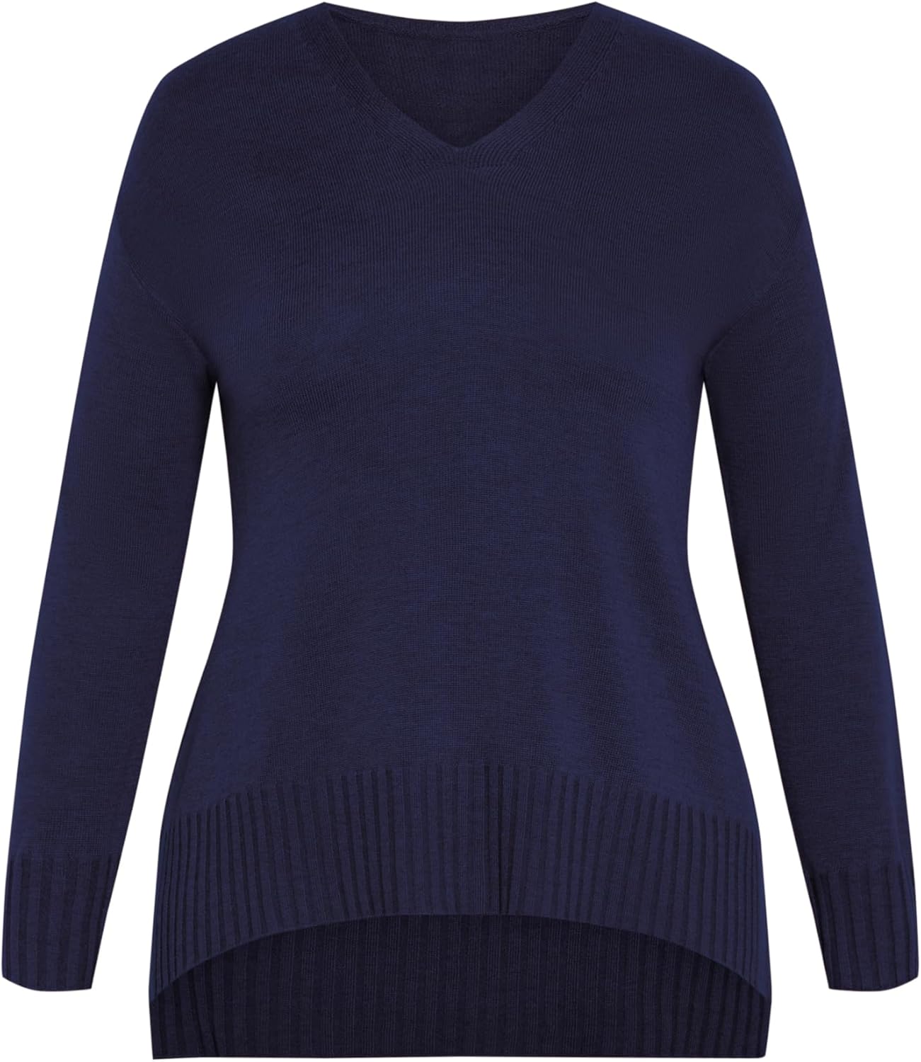 AVENUE Women's Plus Size Clare V Neck Sweater - Image 6
