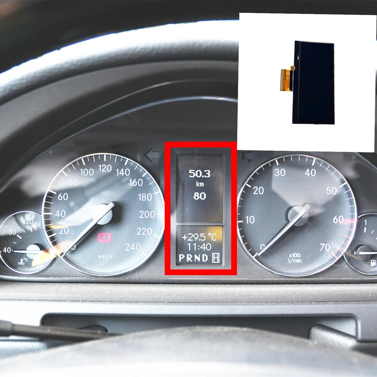 Instrument Cluster LCD Display Screen Fit for Mercedes-Benz W463 G-Class 2007-2011