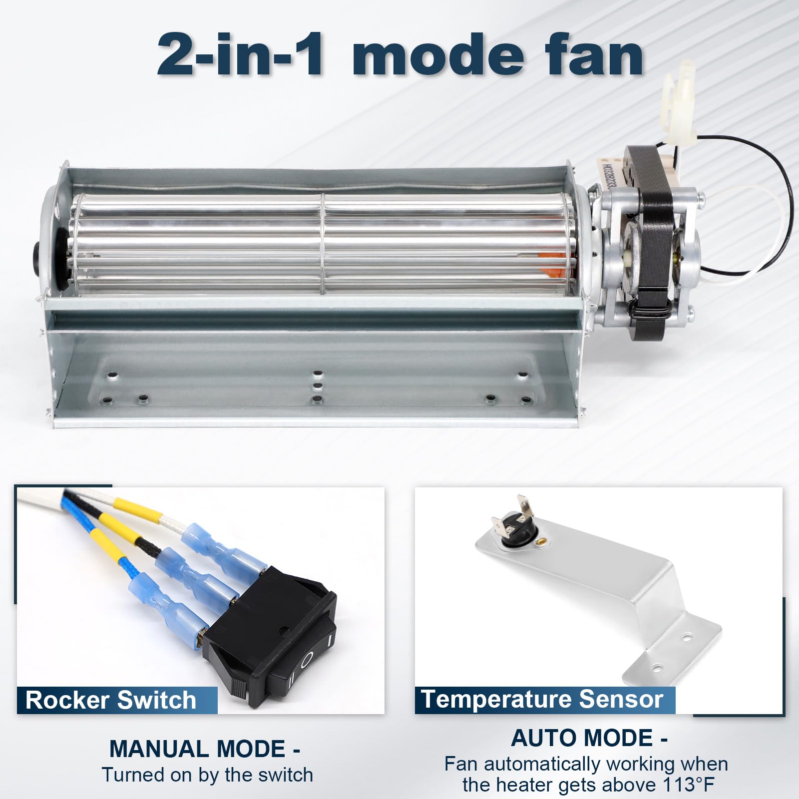 Amazon.com: Aibabcue GFB100 Fireplace Blower Fans Kit For Pleasant