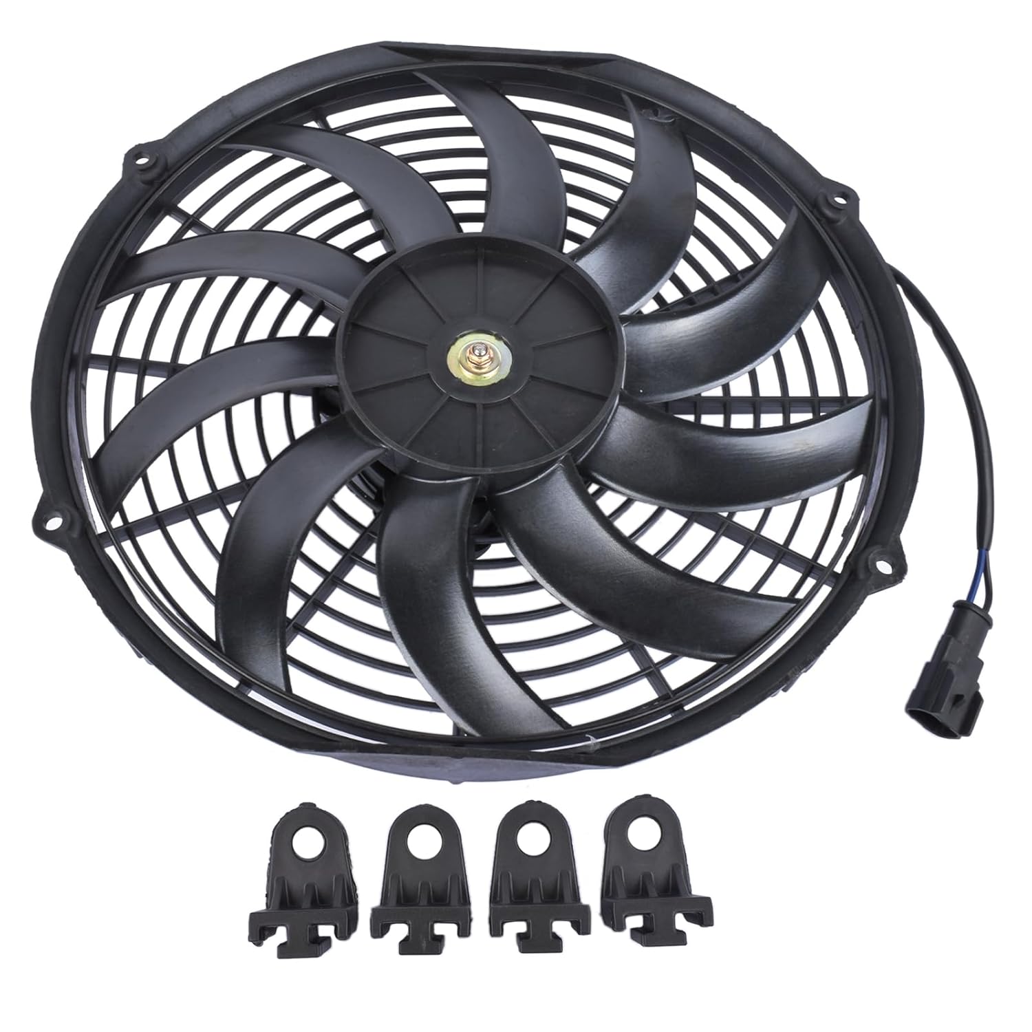 Replacement 12V Condenser Fan for Refrigerated Trailer Units and Mobile Climate Control Systems