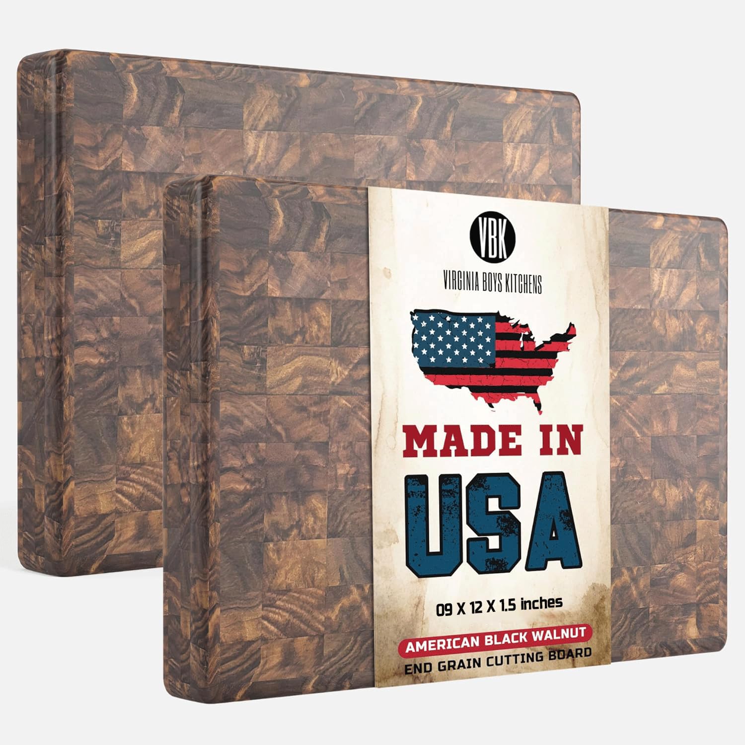 Virginia Boys Kitchens Walnut Butcher Block