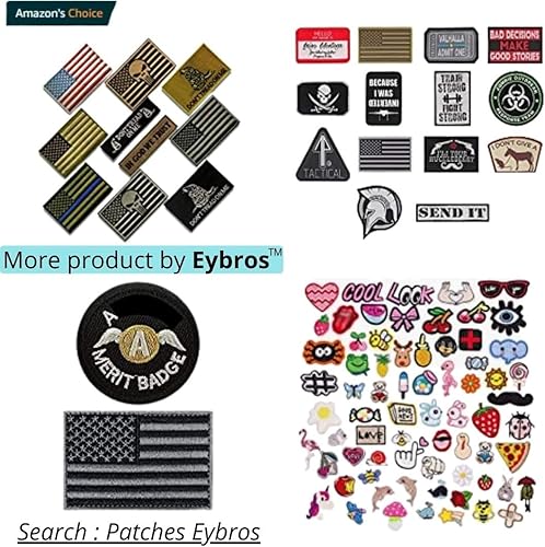 Miniatura 7 de Parche táctico de moral, juego de 20 paquetes, parches militares divertidos para mochilas, sombreros, equipos del ejército, etc.