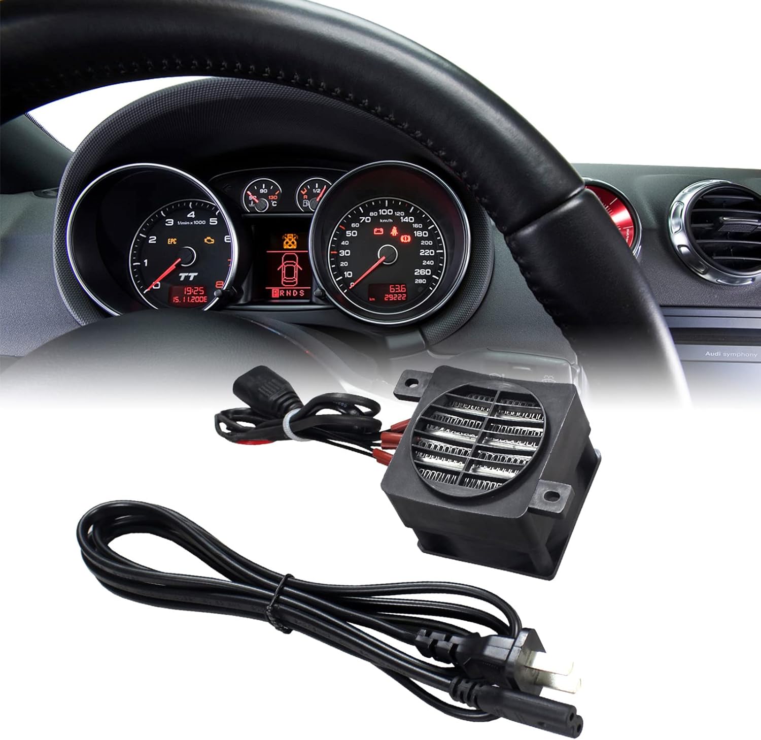 PTC Car Fan Air Heater 110V 400W Ceramic Energy Saving