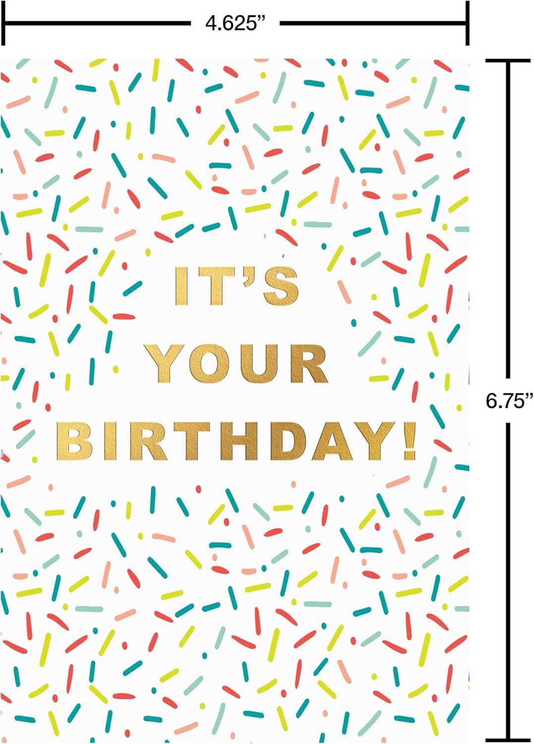 American Greetings 35-Count Birthday Card Assortment with Envelopes, Seals, and Storage Box (Confetti) - Image 2