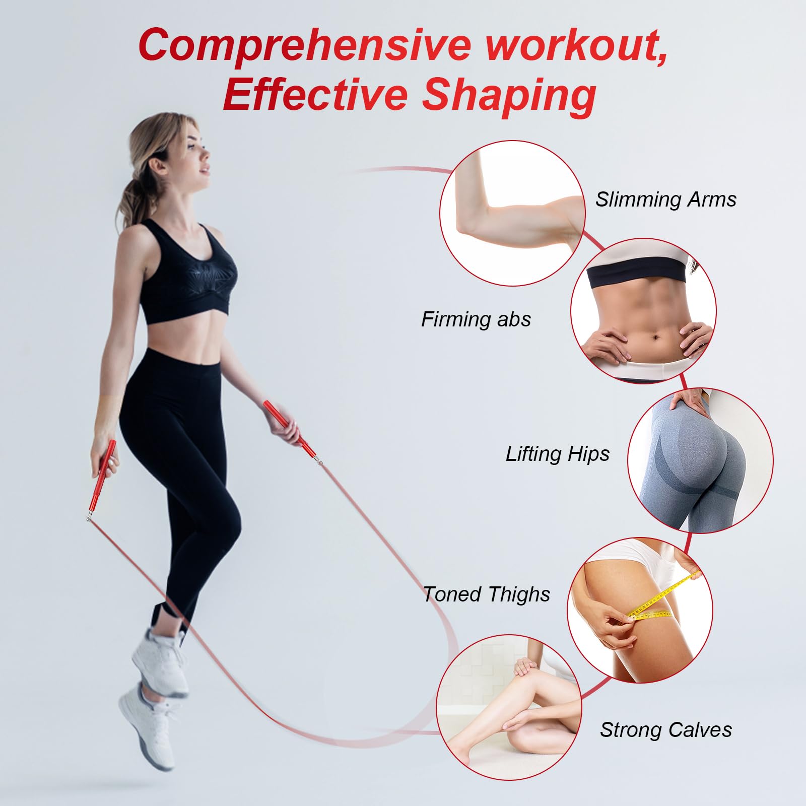 flintronic Speed skakanka, regulowana skakanka 300 cm, skakanka 360°, dla dorosłych, z podwójnym systemem łożyskowym i aluminiowym uchwytem, idealna do crossfitu, fitnessu, boksu i cardio