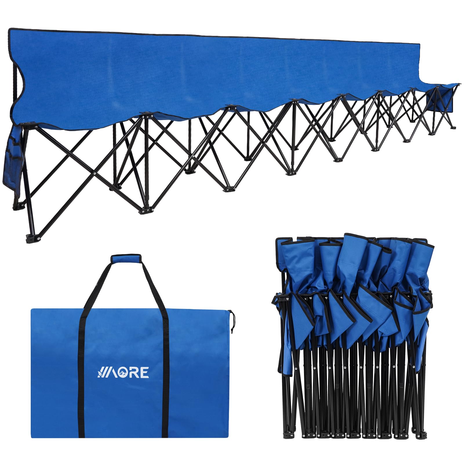Amazon.com: 1MORE Portable Folding Bench, Foldable Sideline Bench