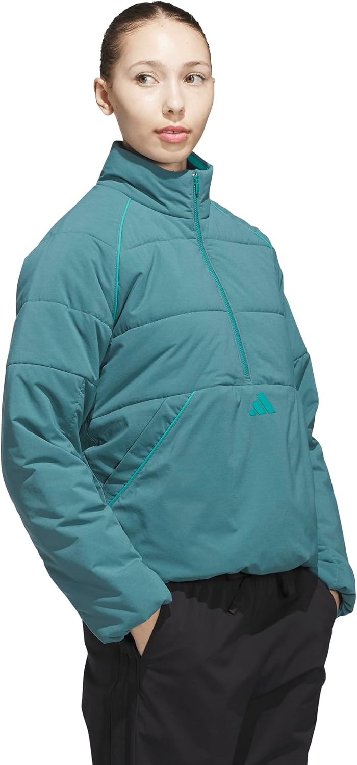 adidas womens Beyond Twistweave Quarter-zip Jacket - Image 5