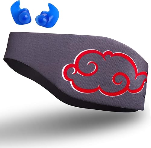 Qshare Diadema de natación y tapones de silicona para los oídos, mejor diseño para proteger las orejas de los nadadores, recomendado por médicos