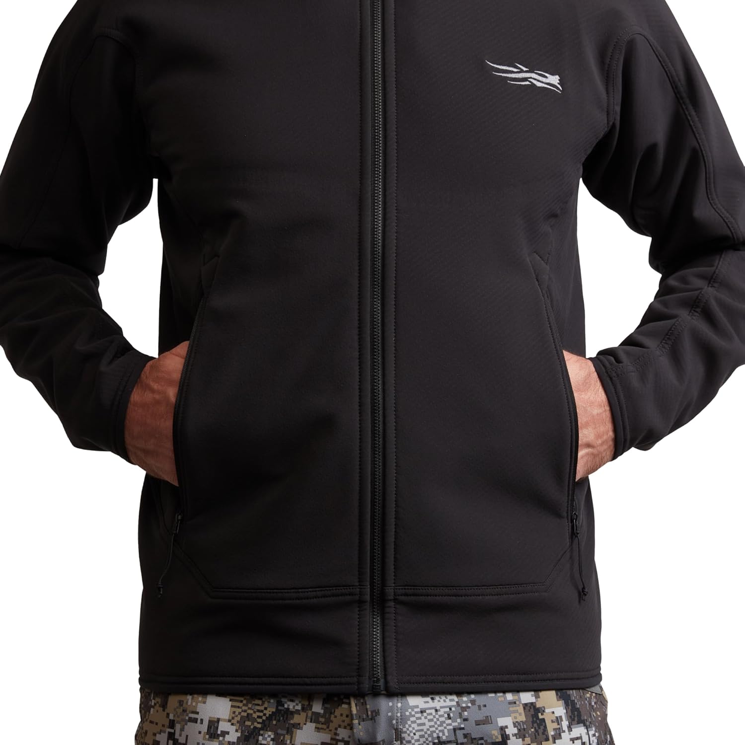 SITKA Alpha Fleece Hooded Waterproof Hunting Mens Jacket - Image 9